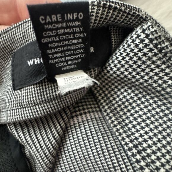 Who What Wear Skirt Womens 8 Wrap Plaid Black Asymmetrical Clueless Prep Ivy - Picture 6 of 14